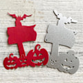 Miniatyrbillede 4 af 5: Halloween Græskar Skilt Metal Skæreform Skabelon DIY Scrapbooking Album Papirkort Skabelon Dør Embossing Ornament