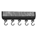 Miniatyrbilde 2 av 3: Metallisk kleshengeroppheng for baseballcaps, hatter, hatterganisator, kleshengeroppheng for hatter, hatterganisator, kleshengeroppheng for hatter, baseballcaps, svart, 32x13 cm