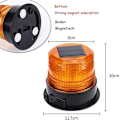 Pikkukuva 4 / 5: Varoitusvalo 12V LED-majakkamagneetti Vilkkuva valo autolle kuorma-autolle Langaton erittäin kirkas (aurinkoenergia/USB-varoitusvalo)