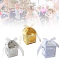 Miniatyrbilde 2 av 5: Gold100stk Sau Mubarak Dekorative Papir Hule Kutt Godteriboks Oppbevaring Fest Ferieforsyninger Gull