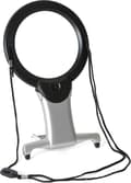LED Illuminated Magnifying Glass, Silver & Black, 14x2.5x22.5 cm