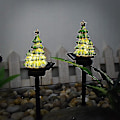 Miniatyrbilde 3 av 5: Juletrær Solar LED Hage Lys Utendørs Solar Julelys 1stk-grønn