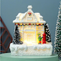 Miniatyrbild 5 av 5: Miniatyr Jul-Igloo i Resin med Batteridrivna Ljus - Julpynt & Present