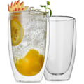 Miniatyrbillede 2 af 5: 16 Oz Dobbelt-væggede Glas Kaffe Krus, 2-pak Premium Kaffe Kopper, Dobbelt-væggede Isoleret Glas Kaffe Kopper