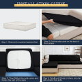 Miniatyrbild 5 av 5: Soffa Sittdyna Kuddöverdrag Stretch Medium Och Stor Storlek 1 2 3 Sitsplatser, Soffaöverdrag Skyddande Överdrag För Universal Hörn Soffa Och Möbel Sittdyna