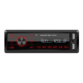 Miniatyrbillede 1 af 5: Skærm Dobbelt Usb Mobil Bluetooth Mp3 Afspiller Syv Farve Lys Kort Radio Sort