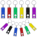 Miniatyrbillede 1 af 5: 12 stk. Mini LED Nøgleringe Nøglering Lommelygte Lille Hundekravelys I Assorterede Farver Lommelygte Bærbar Nøglering Til Udendørs Campingudstyr