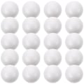 Miniatyrbillede 1 af 2: 20 stk. Bordpynt Julepynt DIY Maling Skummodeller Polystyren Glatte Runde Kugler Snowma