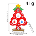 Miniatyrbillede 1 af 5: 2 stk Træ Juletræ Vindue Juletræ Pynt Træ Dekoration 3D Juletræ Model 3D Julepynt