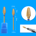 Miniatyrbild 4 av 5: Tungstenstål Nagelfräsbits för Nageldesign, Professionell Bits för Manikyr Pedikyr (M)