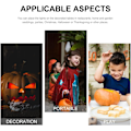 Miniatyrbilde 5 av 5: Halloween-lykt med håndtak, gresskarlampe, 1 stk dekorativ gresskarlampe, håndholdt gresskarlampe med justerbar ledning LED