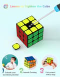 Miniatyrbild 5 av 6: Speed Cube, Original Speed Cube Super Durable Sticker with Vibrant Colors