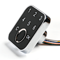 Miniatyrbillede 3 af 4: Skuffesikring Fingeraftryk Adgangskode 2 i 1 Skabe Lås Smart Nøglefri Elektronisk Lås til Skuffe Garderobe Skab