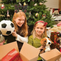 Miniatyrbilde 2 av 2: 6 stk. Julegaveposer til barn, festfavoritter, julekostyme, lyshodeband, hjortegevirhodeband