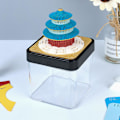 Miniatyrbillede 5 af 5: 2023 Skrivebords Kalender Gave Ferie Mindegave Tredimensionel Papirudskæring Dekoration Skrivebord C