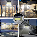 Miniatyrbilde 3 av 5: Solcellelys Utendørs, 2-pakning 288 LED Solcellelys, 3 Moduser Utendørs Solcellelampe IP65 Vanntett Solcelle-LED-lys Utendørs Lys