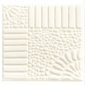Miniatyrbillede 1 af 5: Selvklæbende skumtapet 3D vandtæt tapet Tredimensionel vægklistermærke Selvklæbende tapet (hvid) hvid 32 * 32cm (10 stk)