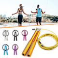 Miniatyrbillede 3 af 3: Professionelt sjippetov Speed ​​​​??Ping Rope Justerbart til fitness og træning