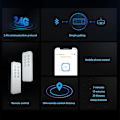 Miniatyrbillede 3 af 5: Bluetooth 2.4g Modificerede Dele Kan Styres Via Mobil App Og Fjernbetjening Hvid