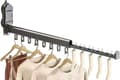 Wall-mounted drying rack with suction cup, 90° foldable aluminum alloy drying rack for indoor and outdoor use.