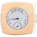 Miniatyrbillede 5 af 5: 2-i-1 saunatermometer i rustfrit stål Hygrometer Termohygrometer