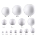 Miniatyrbilde 5 av 5: 2 stk hvite styrofoamkuler 8 cm, store skumkuler for håndverk, DIY håndverk gigantiske skumkuler for hjem og skole