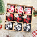 Miniatyrbilde 5 av 5: 9 stk 6 cm/2,36 tommer knusefrie julekulepynt i plast, julekulepynt til juletreet, bryllup og hjemmedekor