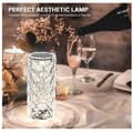 Miniatyrbild 3 av 5: Crystal Table Lamp Light Projector 3 Colors Adjustable Romantic Atmosphere Light USB Touch Night Light
