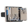 Miniatyrbillede 5 af 5: USB-adapter 20-pin til dobbelt USB3.0 USB3.1 med god elektrisk ledningsevne - YM