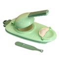 Miniatyrbillede 2 af 2: Presset Dumpling Wrap Artifact Grøn Frugtkurv Ziplock Pose Organizer Måltidsforberedelsesbeholder Utensi