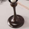 Miniatyrbild 4 av 5: Mattsvart Ljusstake Set Om 3 Dekorativa Ljusstakar För Mantel Matbord Heminredning
