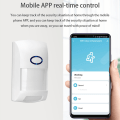 Miniatyrbillede 3 af 5: Smart Life For Tuya Smart Wifi Infrarød Detektor Bevægelsessensor Alarm Tuya AppHvid