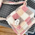 Miniatyrbild 3 av 5: Söt Rutig Axelväska för Kvinnor Liten Handväska Mode Shopping Dejtväska Rosa