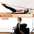 Miniatyrbilde 5 av 5: 2 stk Pilates-stropper, Pilates dobbelt sløyfe stropper for reformer, Fitness D-ring stropper dobbelt sløyfer polstret, Pilates utstyr