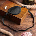 Miniatyrbillede 2 af 4: Øjenlap Cosplay Øjenlap Justerbar Pirat Øjenlap til Voksen Barn Amblyopi Strabismus Cosplay (Sort), Åndbar Øjenlap
