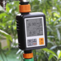 Miniatyrbilde 4 av 5: Vanntimer, Vanning Timer Stor Skjerm Regntidsforsinkelsesfunksjon Frist, Automatisk Vanntimer for Hage Små