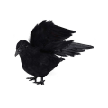 Miniatyrbillede 1 af 5: Simuleret realistisk sort fjerkråge kunstig fugl kråge Halloween dekoration hjem fest rekvisitter Style C
