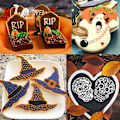 Pikkukuva 5 / 5: Halloween-tyyliset keksimuotit, keksi- ja fudge-keksimuotit, tyyppi A
