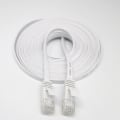 Miniatyrbilde 4 av 5: RJ45 Ethernet nettverkskabel Flat Patch Router Interessant Lot Hvit 3m