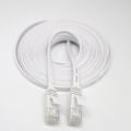 Miniatyrbillede 4 af 5: RJ45 Ethernet Netværks LAN-kabel Flad Patch Router Interessant Lot Hvid 3m