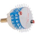 Miniatyrbillede 4 af 5: 2-polet 24-trins 2x24 drejeomskifter dæmper volumenkontrol DIY side
