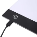 Pikkukuva 4 / 4: A5 LED-piirustuslevy - Ultraohut LED-valopöytä - LED-kopiolevy - Värilevy, luonnoslevy - Mukana USB-kaapeli - Sopii stensilaukseen, animaatioon,