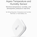 Miniatyrbillede 1 af 4: Temperatur- og Luftfugtighedssensor Smart Home Enhed Tryk Arbejde Hvid