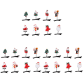 Miniatyrbilde 1 av 2: 24 stk Hårklipp for Jenter, Juletema, Vårfarget Akryl, Hårklipp for Jenter, 24 stk, 4,5 * 4 cm