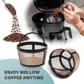 Miniatyrbild 5 av 5: Reusable Coffee Filter, 4-Cup Coffee Filter Basket, Replacement Coffee Filter, Permanent Filter, Coffee Replacement Filter