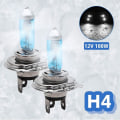 Miniatyrbilde 3 av 5: Xenon Halogen Frontlykter H412v100w Ultra-hvitt Lys Forlykt Tåkelys Fjernlys Nærlys 4-pakning