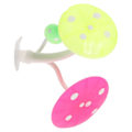 Miniatyrbillede 3 af 3: Silikone Betta Fisk Bladseng Dobbeltlags Fiskeseng Blad Dekorativt Pynt Pink10X10X6CM
