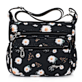 Miniatyrbillede 2 af 5: Nylon Blomster Multi-lomme Crossbody Taske til Kvinder Rejsetaske Style 5