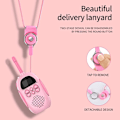 Miniatyrbild 2 av 4: Walkie Talkies för Barn Leksaker Mini Sändare Leksak Walkie Talkies Radio Intercom för Små Händer för Barn (Rosa och Blå)