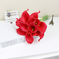 Miniatyrbild 3 av 4: Mini Calla Lilja Huang Rui Utrikeshandel Hem Imitation Blomma Konstgjord Blomma Bröllop Calla Lilja Bröllopsblomma Konstgjord Real Touch Latex Blomma Hem Vi